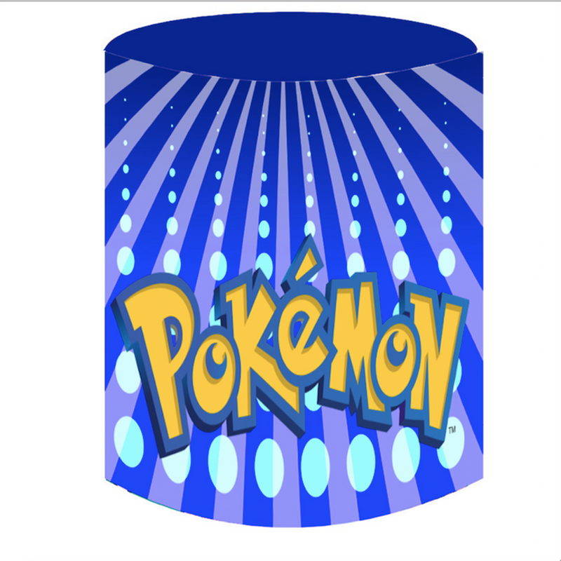 Pokémon Party Round Backdrop