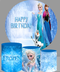 Frozen Round Party Backdrops Elsa