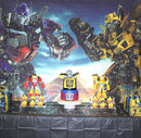 Transformers Photography Backdrops Cartoon Movie Robot Children Birthday Party Photography For Backdrop Digital Printed Photo Backgrounds