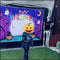 Cartoon Halloween Photo Backdrop Pumpkin Moon Photography Backdrops Halloween Party Banner Trick or Treat Backdrop Halloween Decoration Kids Halloween Party Photography Backdrop