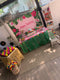 Arrière-plan de photographie de flamant rose Tropical, feuille de Monstera, arrière-plan de Photo d'anniversaire, fête Aloha d'été, photographie de flamant rose