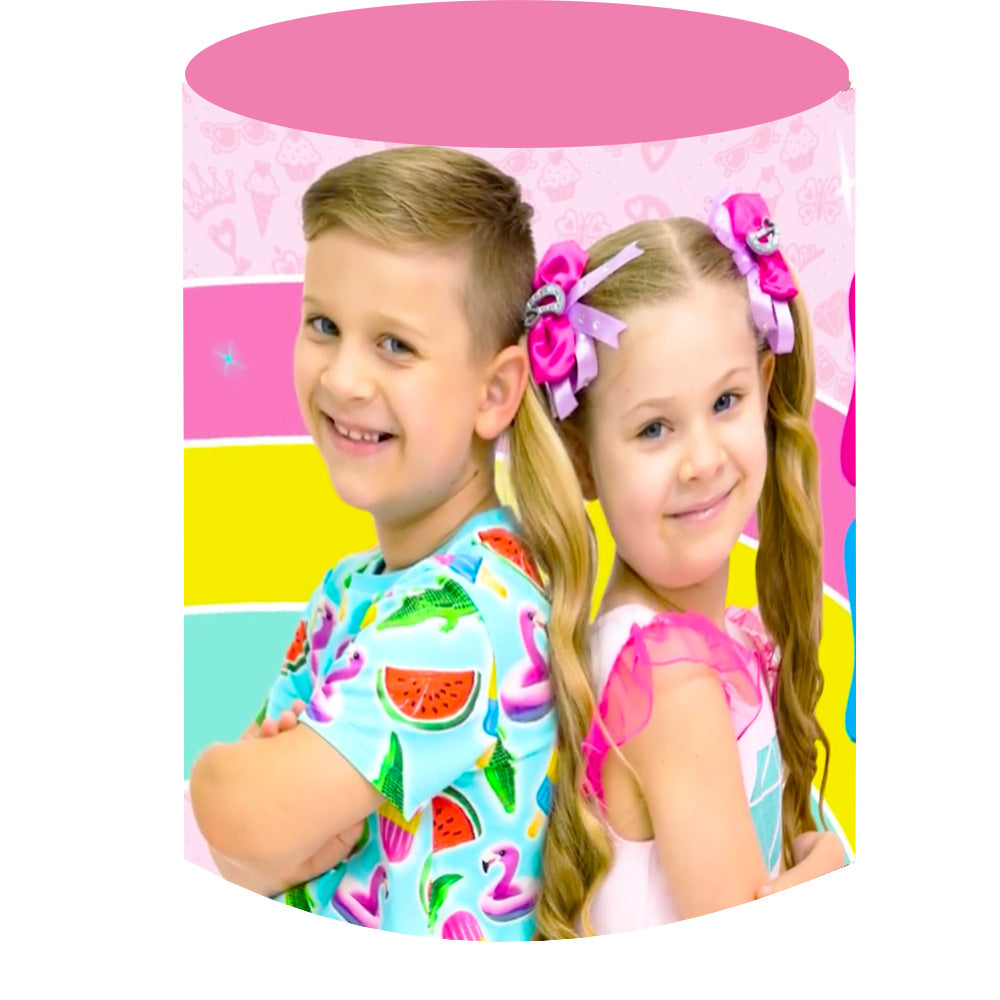 Diana Round Backdrops Diana and Roma Movie Kids Party