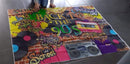 Photography Backdrop Back to the 90'S Party Background School Graffiti 90's Theme Party Birthday Decoration for Photo Studio Booth