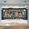 Toy Store Backdrop for Photography Green House Winter Snow Christmas Holiday Portrait Background for Photographic Studio