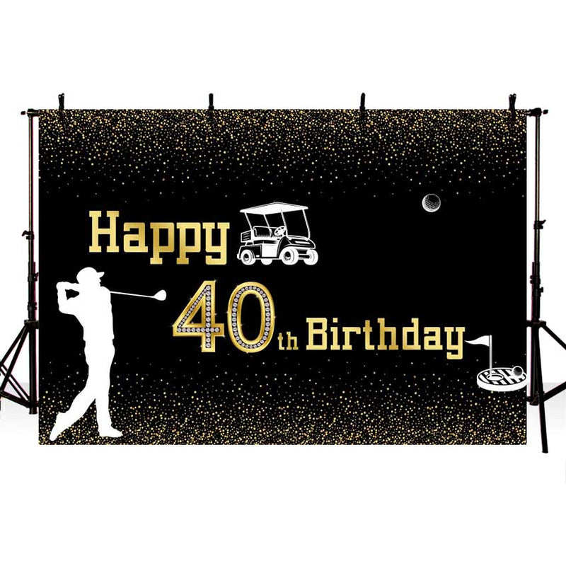 Personalized Women Birthday Backdrop Golf Amateur Club Photography Background Adults Man Birthday Party Decoration Banner Photo Studio Backdrop Props