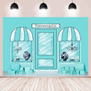 Fondos personalizados, tienda de joyería Aqua, regalo, retrato de bebé, fondos de fotografía para fiesta de cumpleaños, decoración de pared para estudio fotográfico 