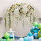 Flowers Round Backdrops Wedding Party Circle Background Girls Birthday Floral Covers