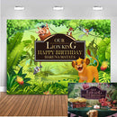 Baby Simba Lion King Backdrop Background Kids Children Boys Birthday Party Photography Photo Vinyl Decoration Safari Jungle