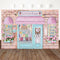Baby shower Background For Photography girl's Birthday Backdrop For Photo Booth Ice Cream Children Background Photo booth