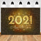 Photography Background Happy New Year 2021 Firework Champagne Clock Party City Night Decor Backdrop Photo Studio Props