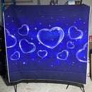 Blue Heart Backdrop Valentine's Day Photography Backdrop Birthday Party Photo Backdrop Newborn Kids Portrait Photo Background Props