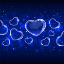 Toile de fond coeur bleu saint valentin photographie toile de fond fête d'anniversaire Photo toile de fond nouveau-né enfants Portrait Photo fond accessoires