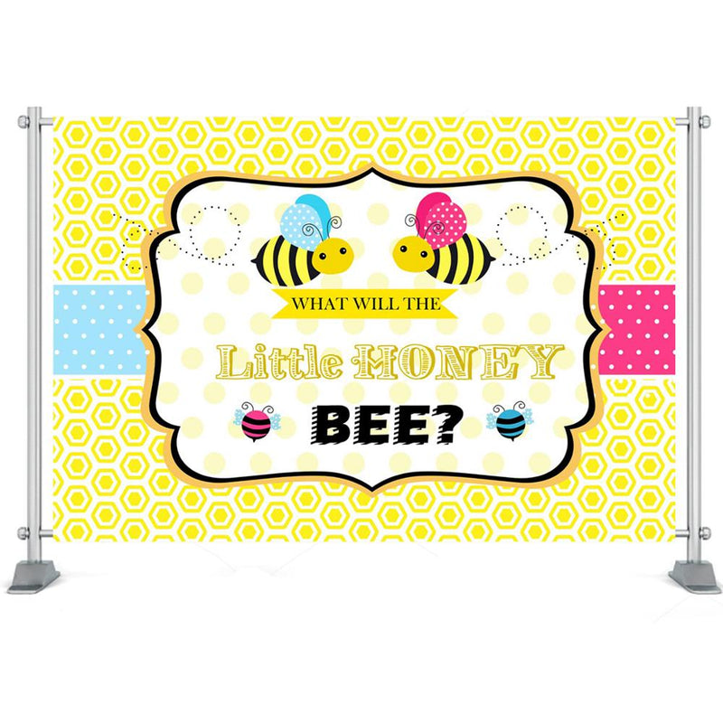 Bumble Bee Gender Reveal Backdrop What Will it Bee Gender Reveal Party Little Honey Boy or Girl Gender Surprise Party Decor