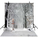 outside snow backdrop -snow white backdrop- forest backdrop -trees photo backdrop snow landscape- photo booth props christmas -photo booth props winter scenery -photography backdrops 8x12 snow -photography backdrops winter snow