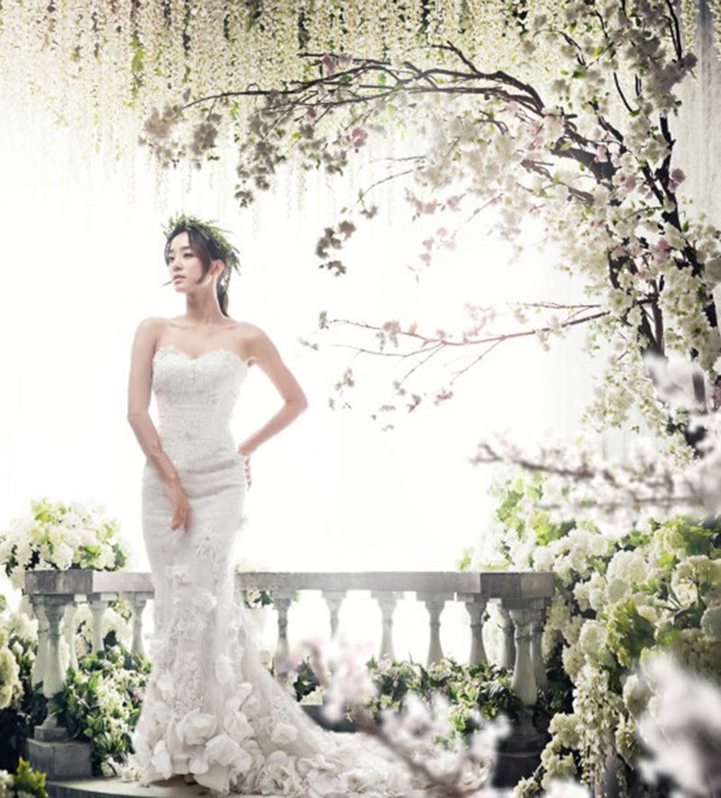 Floral Party Backdrop for Photography Wedding Bridal Photographic Backgrounds Flowers Photocall Photo Prop