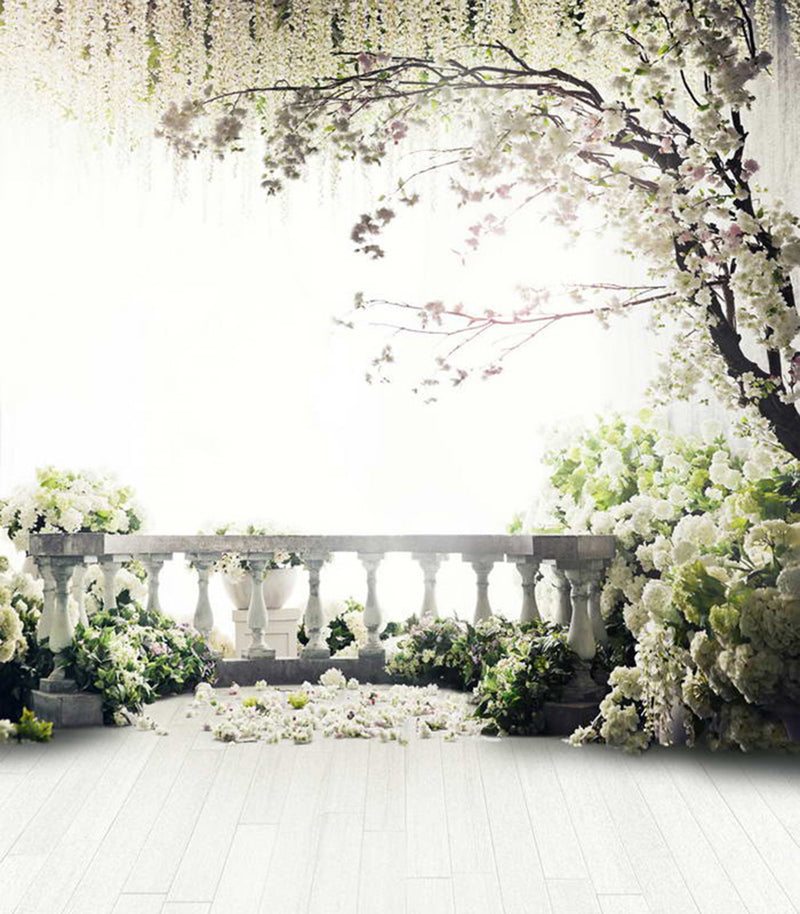 Floral Party Backdrop for Photography Wedding Bridal Photographic Backgrounds Flowers Photocall Photo Prop