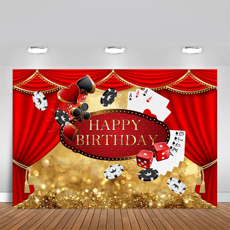 Fondo de fiesta de cumpleaños de Casino, telón de fondo de cumpleaños de Las Vegas, cortina de Casino, decoraciones de cumpleaños, fondos de fotografía