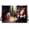 Christmas Backdrop Santa Claus Gifts Toy Indoor Children Portrait Photography Background for Photo Studio Photophone