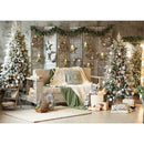 Christmas Backdrop Sweet Home Christmas Tree Decoration Holiday Background Child Newborn Photography Props