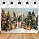 Christmas Photography Backdrop Tree Gift Baby Party Decor Background Photographic Kids