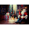Fondo de Navidad regalos de Papá Noel juguete interior niños retrato fotografía fondo para estudio fotográfico fotófono 