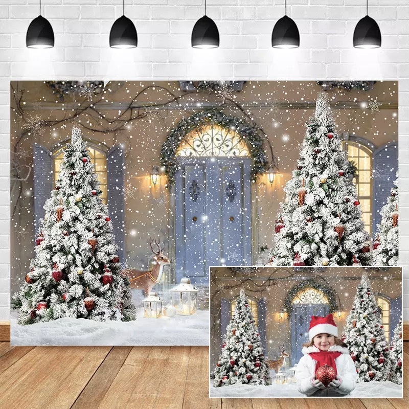 Christmas Backdrops for Photography Christmas Backdrop Snow Winter Photocall Background Photo Studio Christmas Tree Backdrop