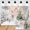 Christmas Backdrops for Photography Winter Snow Photocall Background Photo Studio Wonderland Background Photography Props