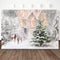 Christmas Backdrops for Photography Winter Snow Photocall Background Photo Studio Wonderland Background Photography Props