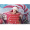 Christmas Whoville Candy Canes House Backdrop Winter Snow Fairy Tale Snowflake Xmas Party Decoration Baby Kids Photography Background
