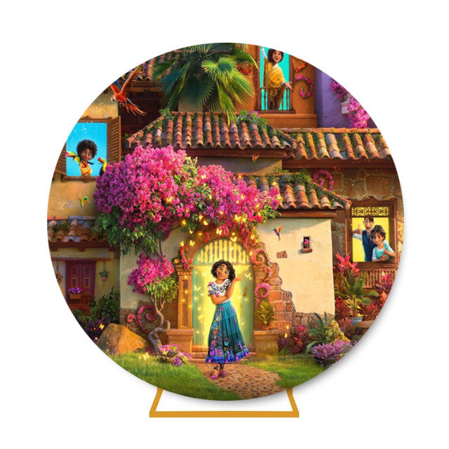 Encanto Princess Round Background Disney