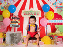 Circus Time-Newborn Baby Kids Portrait Backdrops Circus Carnival Baby Shower Birthday Party Decor Cake Smash Photography Studio