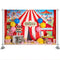 Tiempo de circo-fondos de retrato de niños recién nacidos, circo, carnaval, Baby Shower, decoración de fiesta de cumpleaños, pastel, estudio de fotografía 