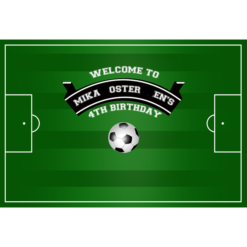 Customize Soccer Background Photography Birthday Celebration Communion Photocall Newborn Photo Football Backdrops Studio Props