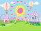Child Amusement Park Photography Backdrops Kids Photo Props Birthday Party Banner Carousel Background Photo Studio