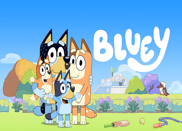 Bluey – arrière-plan de fête d'anniversaire pour enfants, décoration de fête pour enfants, arrière-plan de stand Photo pour fournitures de Studio de photographie 