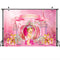 Dream Castle Theme Little Princess Birthday Backdrop Fairy Tale Pumpkin Carriage Newborn Party Photo Background Pink Girl Gifts