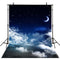 Fond de photographie de ciel nocturne étoiles lune photographie en vinyle pour toile de fond pour bébé arrière-plans photo imprimés numériques pour studio photo