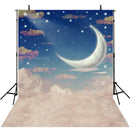 stars backdrop night sky 6x8ft photography backdrops stars and moon photo props twinkle twinkle little star backgrounds for baby shower love you to the moon and back photo booth props moon vinyl backdrops for photographer