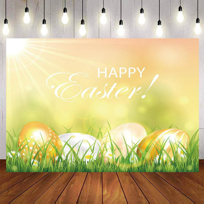 spring scene photo backdrop Easter eggs background for photography studio home party decor photo background vinyl
