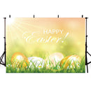 spring scene photo backdrop Easter eggs background for photography studio home party decor photo background vinyl