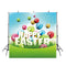 April spring photo backdrop happy Easter eggs background for photography studio home party decor photo background vinyl