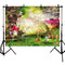 Fairy Tale Forest Photography Backdrops Children Backgrounds Photo Studio Mushrooms Elves Flowers Photo Background