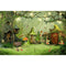 Fairytale World Party Photography Backdrop Green Forest Fantastic Wonderland Newborn Baby Birthday Background Mushroom Backdrops