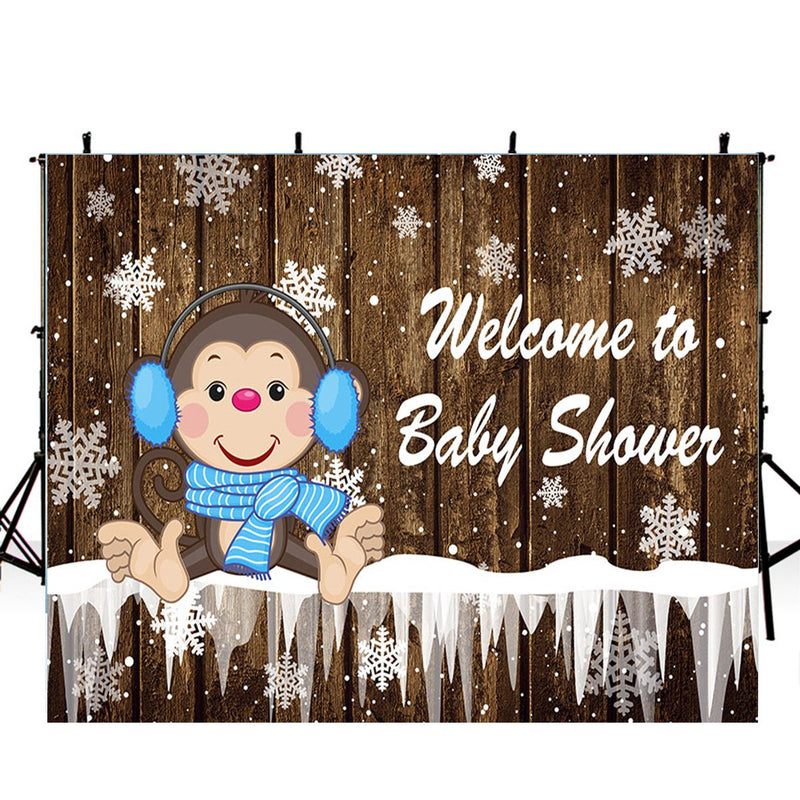 photo backdrop winter wood 7x5 winter onederland photo background winter baby shower photo backdrop christmas winter photo booth props for kids