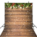 christmas photo backdrop wood floor for child photography background winter snowflake photo booth props Merry Xmas backdrops