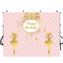 Happy birthday photo backdrops birthday banner photo booth props for girls birthday photo backdrop pink background for photo happy birthday