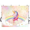 Happy birthday photo backdrops unicorn party customized birthday photo booth props for baby birthday photo backdrop kids background for photo happy birthday