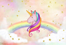 Happy birthday photo backdrops unicorn party customized birthday photo booth props for baby birthday photo backdrop kids background for photo happy birthday