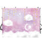 twinkle twinkle little star photo backdrops happy birthday customized birthday photo booth props for baby shower clouds birthday photo backdrop stars moon pink background for photo happy birthday