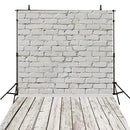 photo backdrop tan or white photography backdrop brick wall background for picture wooden look photo booth props wooden floor